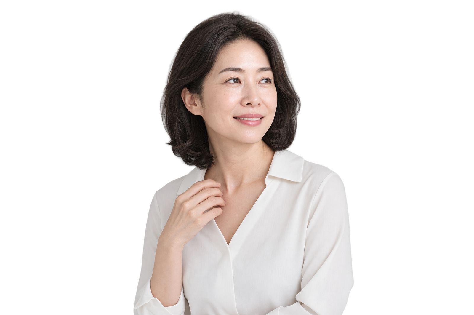 피부 컨디션과 일상 활력을 주제로 한 편안한 인물 이미지